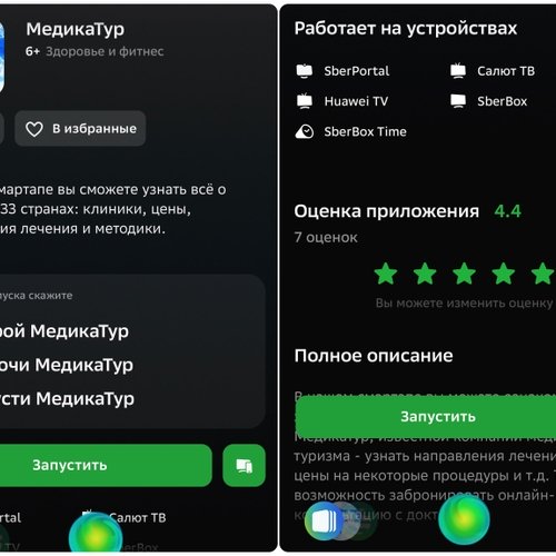 МедикаТур запустили приложение для виртуальных ассистентов Салют от Сбера